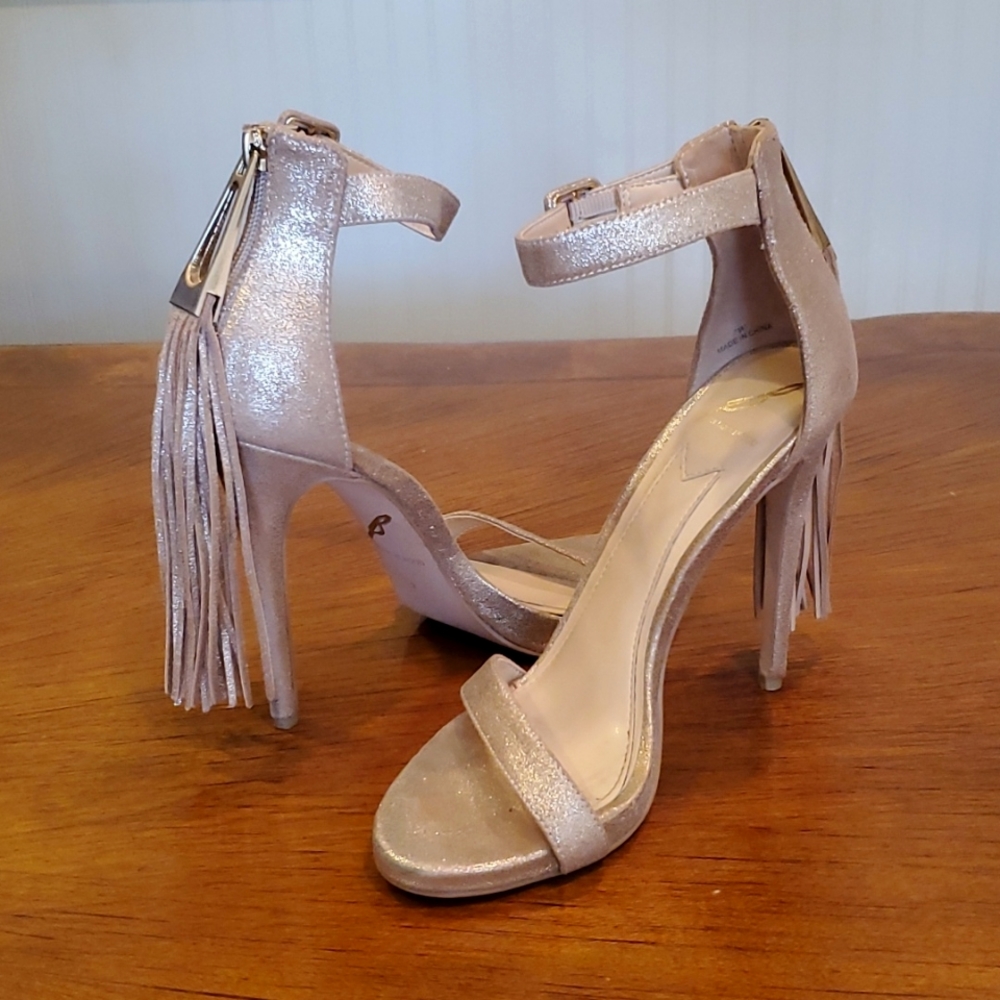 B Atwood tassel heels